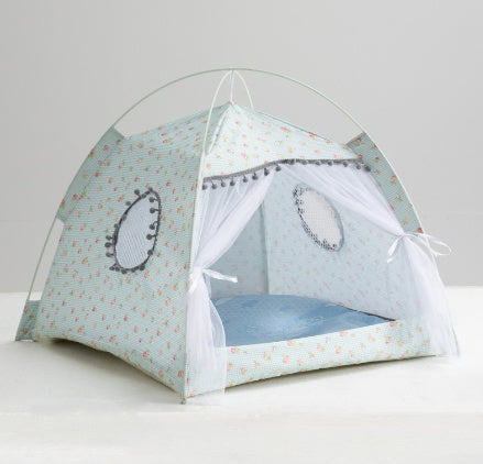 TailTrail™ Outdoor Cat Tent — Enclosed Pet Bed (Breathable, Water-Resistant, S–XL)