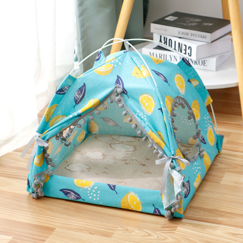 TailTrail™ Outdoor Cat Tent — Enclosed Pet Bed (Breathable, Water-Resistant, S–XL)