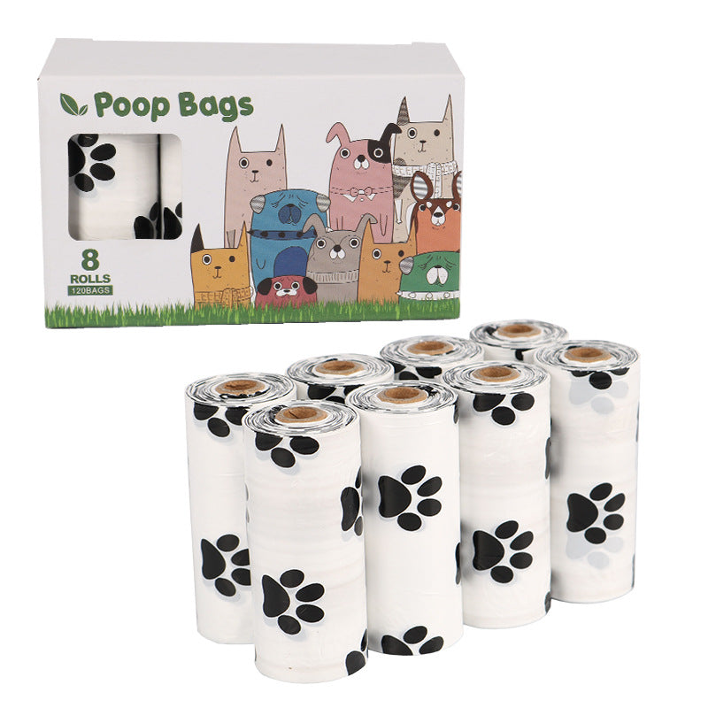 TailTrail™ Eco Poop Bags — 23×33 cm, 15/roll (4–20 rolls) + Optional Dispenser (Tax + Shipping included)