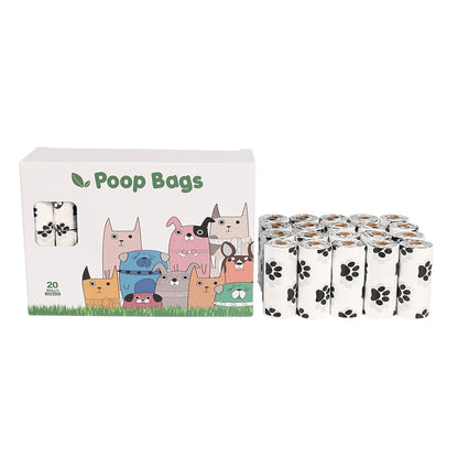 TailTrail™ Eco Poop Bags — 23×33 cm, 15/roll (4–20 rolls) + Optional Dispenser (Tax + Shipping included)
