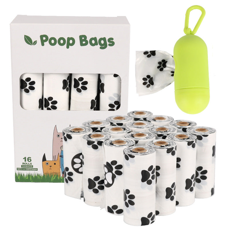 TailTrail™ Eco Poop Bags — 23×33 cm, 15/roll (4–20 rolls) + Optional Dispenser (Tax + Shipping included)