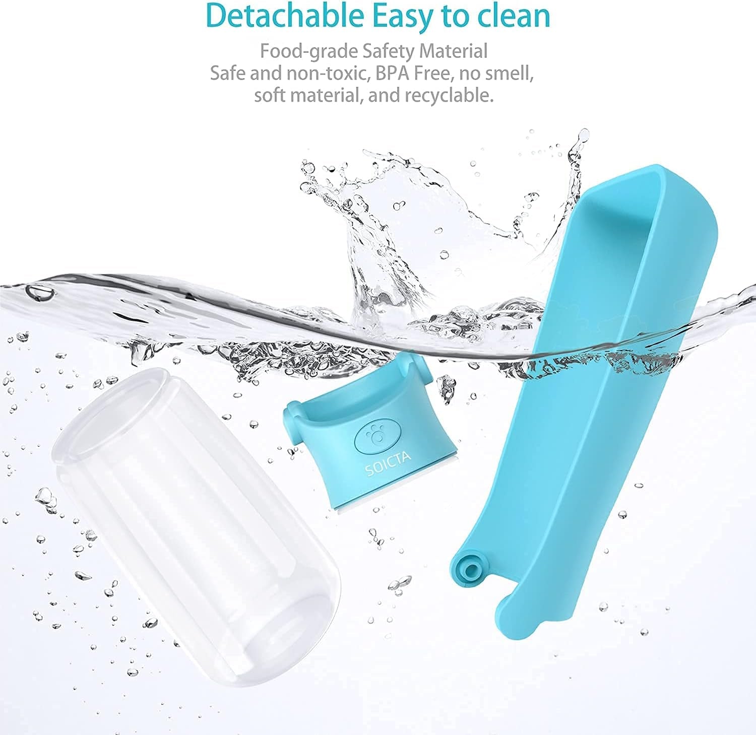 Portable Dog Water Bottle for Walking Portable Pet Water Bottles for Puppy Small Medium Large Dogs Water Dispenser Dog Water Bowl Dog Accessories
