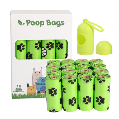 TailTrail™ Eco Poop Bags — 23×33 cm, 15/roll (4–20 rolls) + Optional Dispenser (Tax + Shipping included)