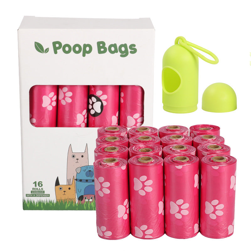 TailTrail™ Eco Poop Bags — 23×33 cm, 15/roll (4–20 rolls) + Optional Dispenser (Tax + Shipping included)