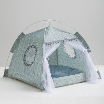 TailTrail™ Outdoor Cat Tent — Enclosed Pet Bed (Breathable, Water-Resistant, S–XL)