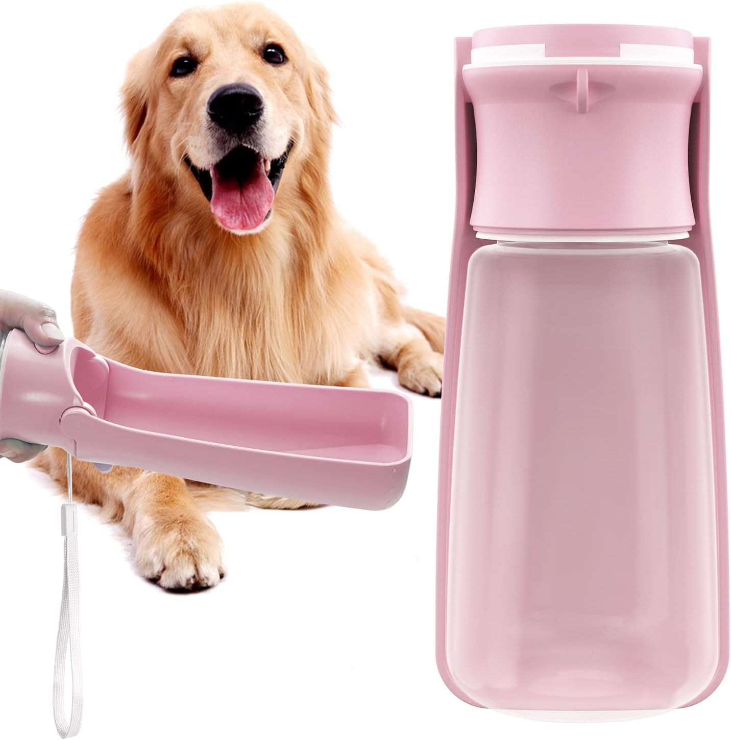 Portable Dog Water Bottle for Walking Portable Pet Water Bottles for Puppy Small Medium Large Dogs Water Dispenser Dog Water Bowl Dog Accessories