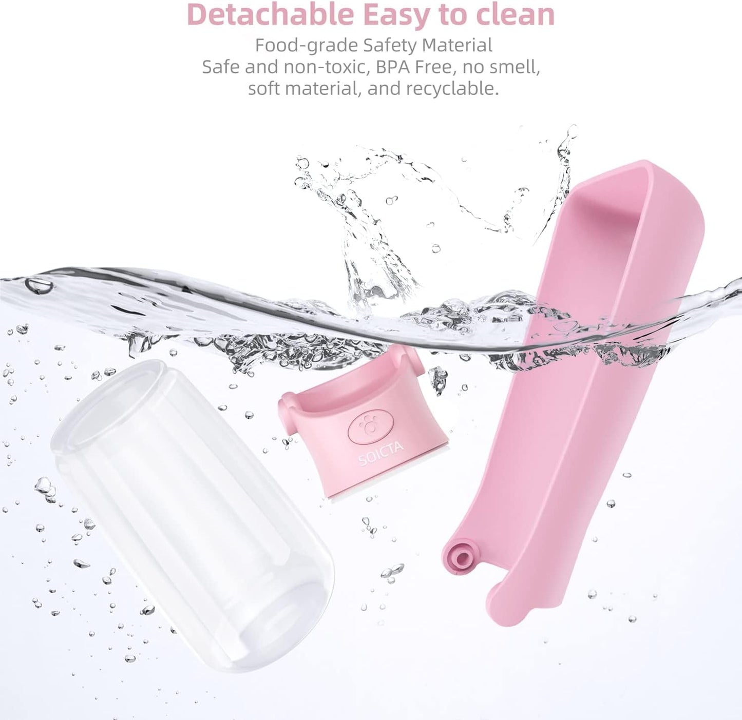 Portable Dog Water Bottle for Walking Portable Pet Water Bottles for Puppy Small Medium Large Dogs Water Dispenser Dog Water Bowl Dog Accessories