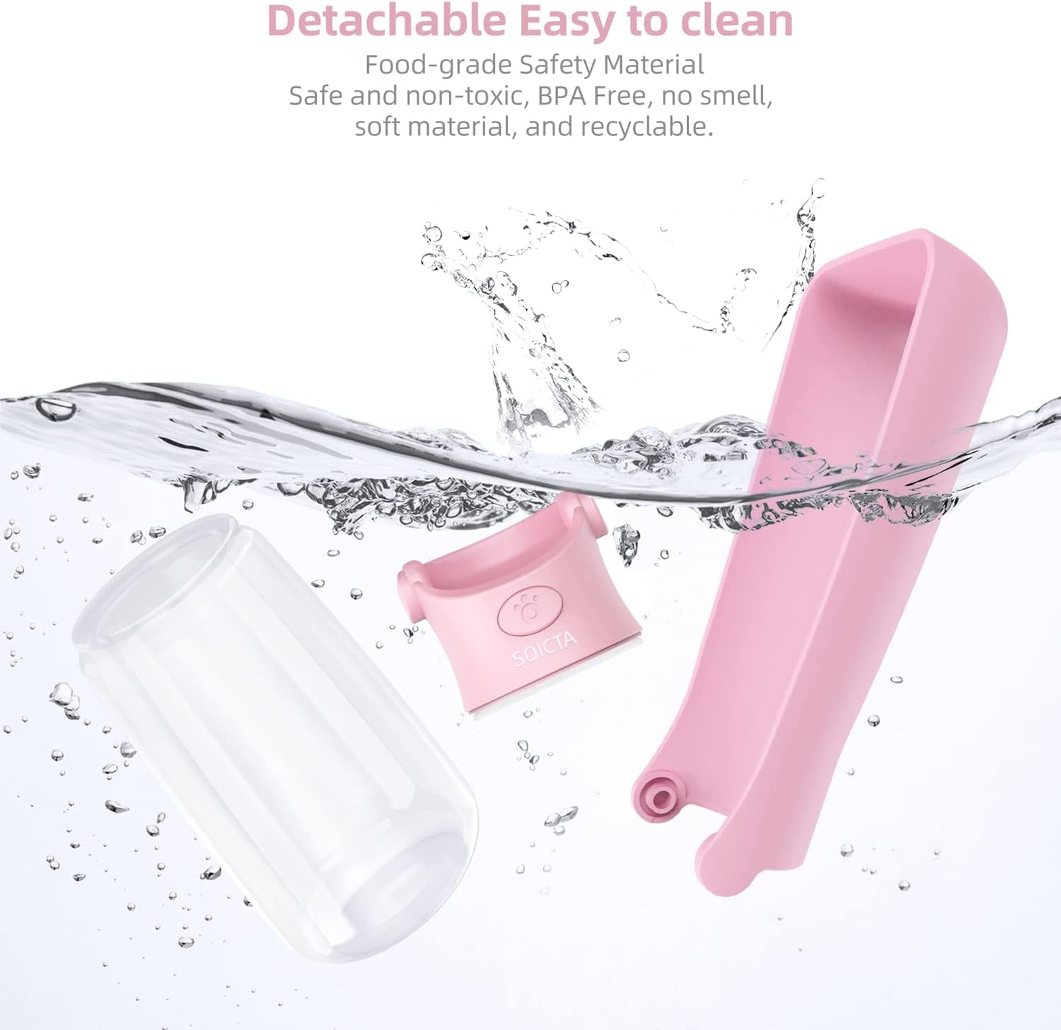 Portable Dog Water Bottle for Walking Portable Pet Water Bottles for Puppy Small Medium Large Dogs Water Dispenser Dog Water Bowl Dog Accessories
