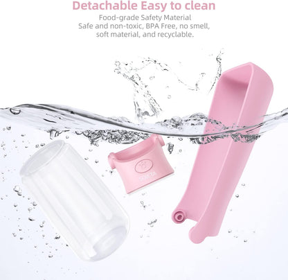 Portable Dog Water Bottle for Walking Portable Pet Water Bottles for Puppy Small Medium Large Dogs Water Dispenser Dog Water Bowl Dog Accessories
